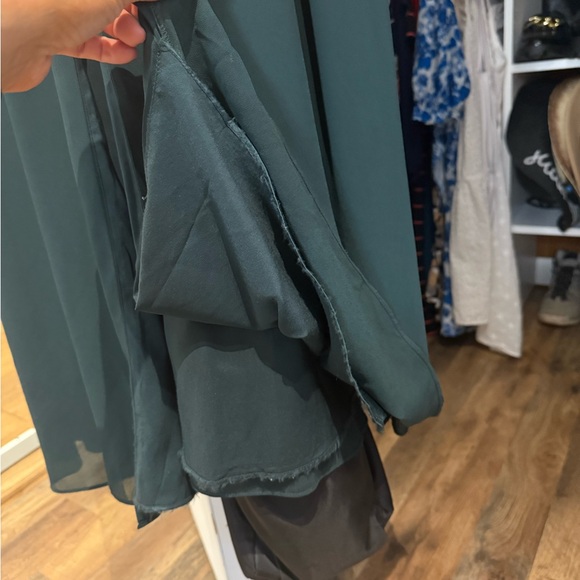 Lulus I’m All Yours Emerald Green Ruffled Maxi Dress - Picture 5 of 6